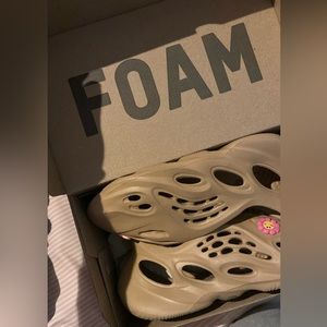 brown yeezy foam runner